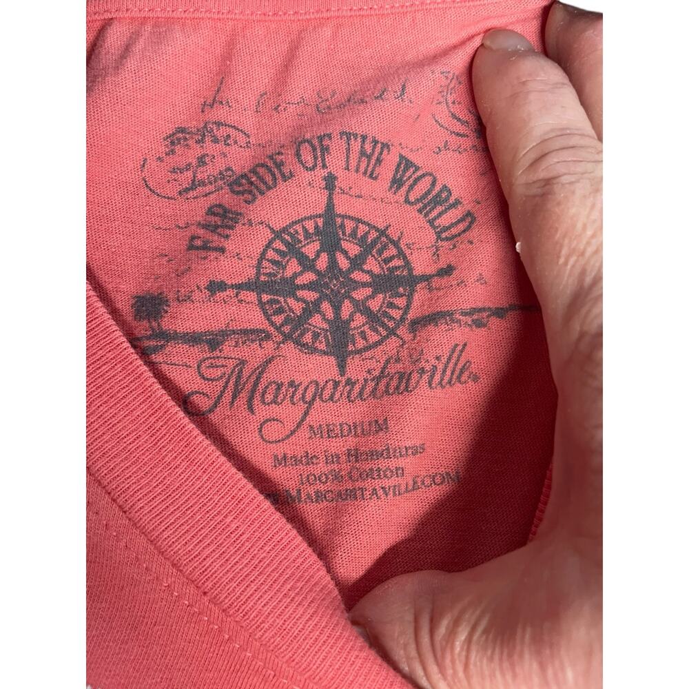 Margaritaville Jimmy Buffett Far Side of World Tour Shirt M Spice Parrot Head - Picture 6 of 11
